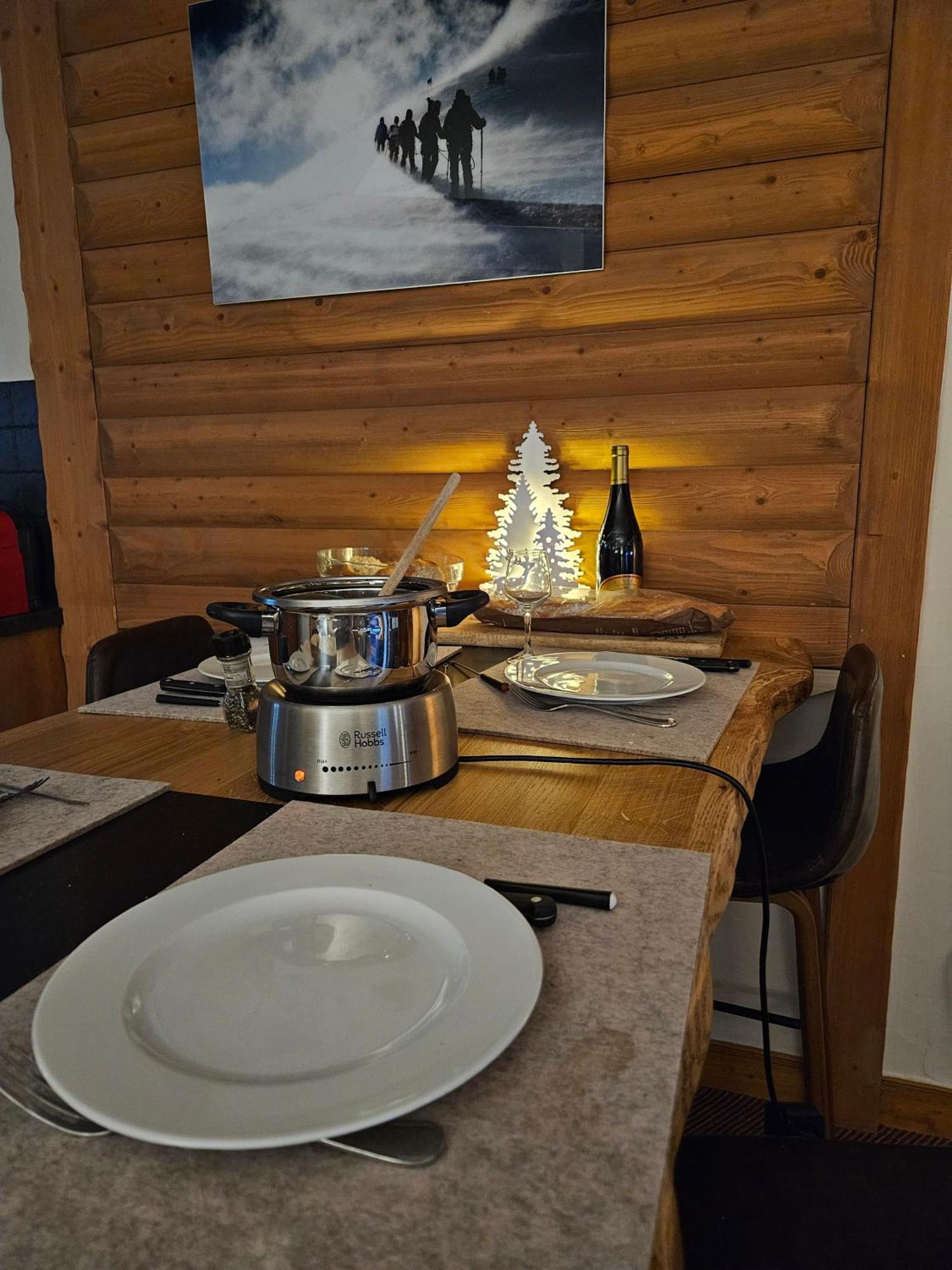 Appartement Arc 1950 M, Ski Au Pied, Piscine Exterieure Chauffee, Remontees Mecaniques A 100M, Sauna Et Salle De Sports Les Arcs  Rum bild